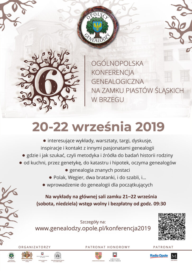 plakat 6. OKG Brzeg 2019 (wyk. P. Szymański)