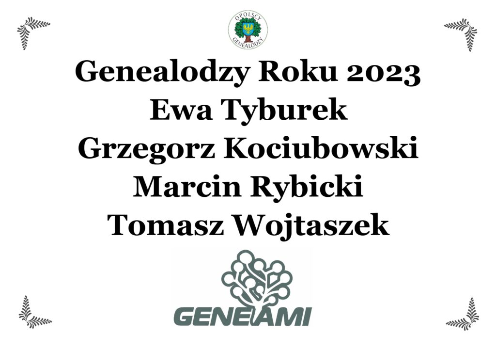 Genealodzy Roku 2023 LubGens Lubelskie Korzenie