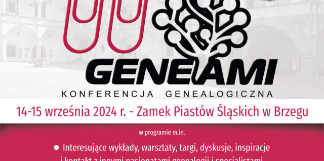 Plakat Geneami Brzeg 11 (2024) wyk. P. Szymański